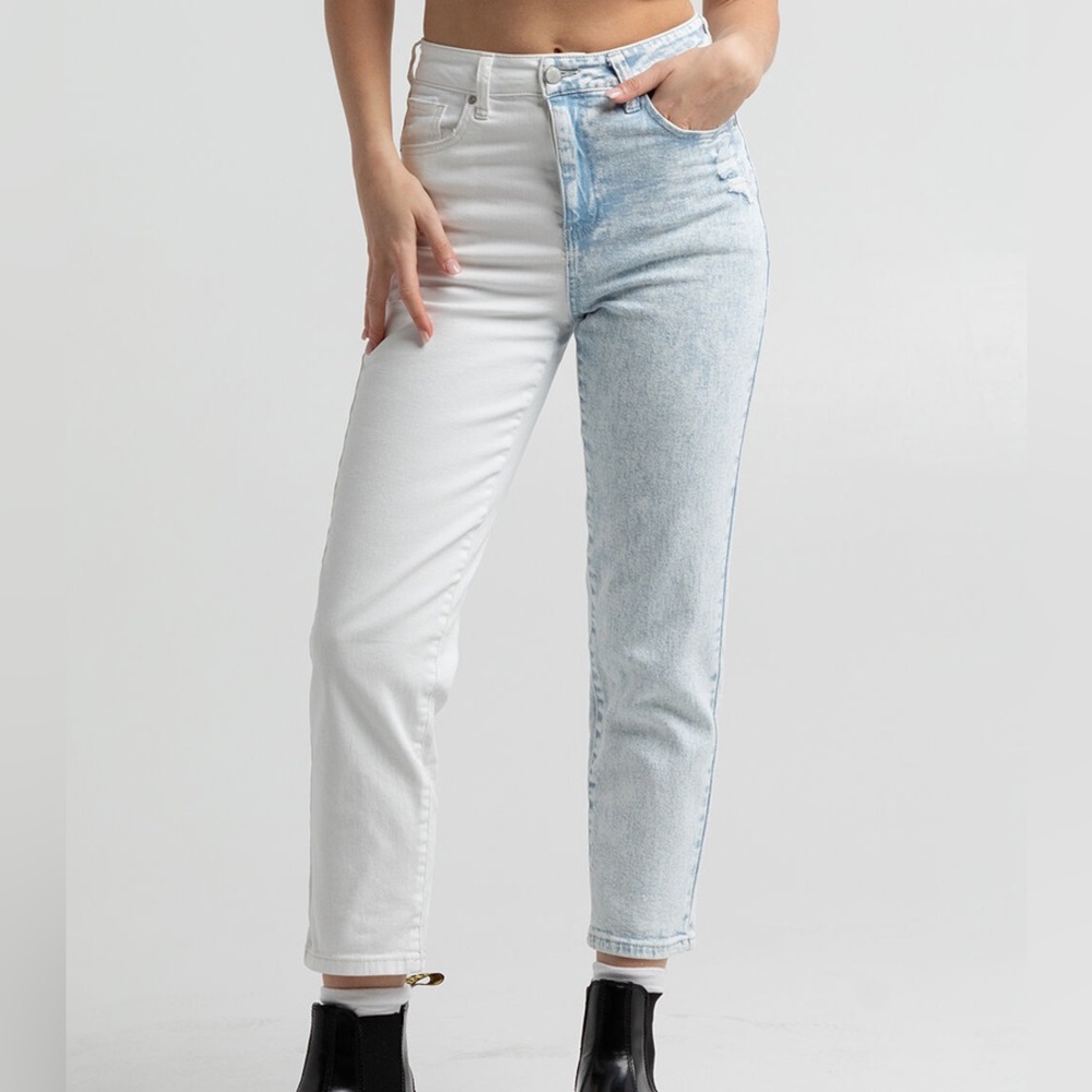 RSQ Two-Tone High Rise Jeans